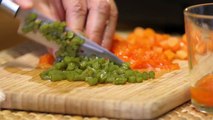 Flan de verduras al MICROONDAS | ¡Receta fácil!