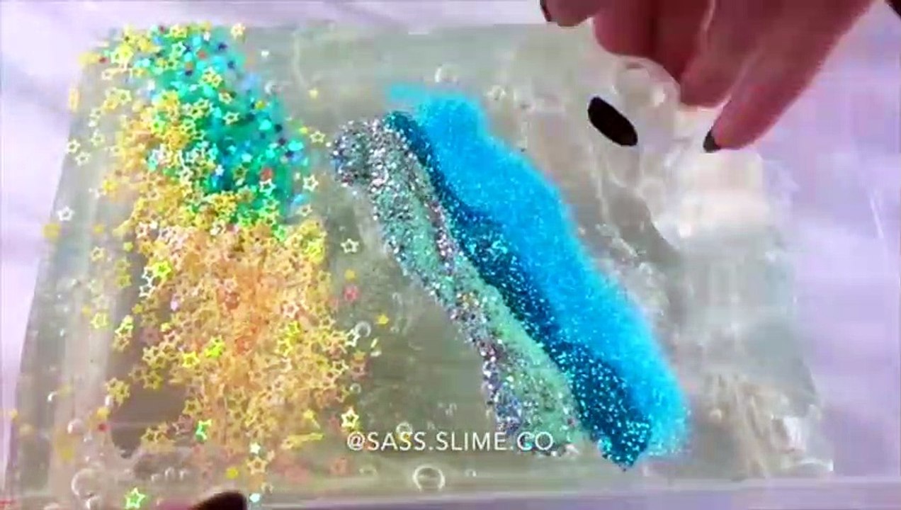 Slime Coloring - Satisfying Slime ASMR Video #74!