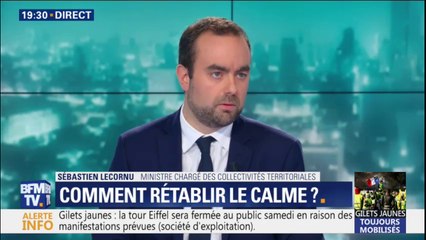 Sébastien Lecornu appelle "celles et ceux qui souhaitent manifester à le faire en dehors de Paris"