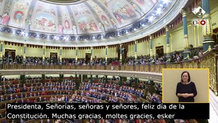 下载视频: Reacciones al discurso del Rey Felipe VI por el 40 aniversario de la Constitución