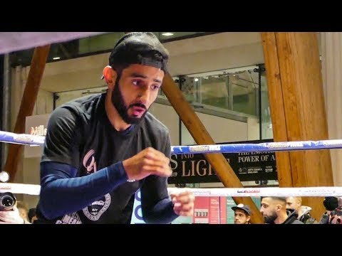 Qais Ashfaq LOOKING SHARP AS A TACK | Public Workout Brook vs Zerafa