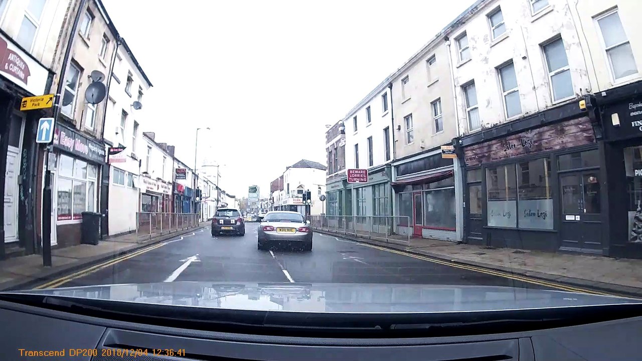 Impatient Driver Crashes Car