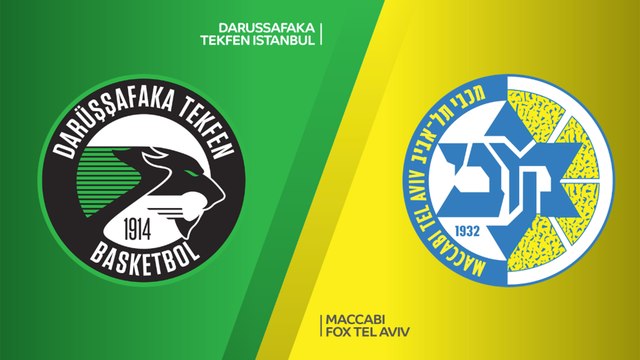 Darussafaka Tekfen Istanbul - Maccabi FOX Tel Aviv Highlights | Turkish Airlines EuroLeague RS Round 11