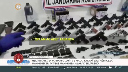 Silah kaçakçılarına darbe
