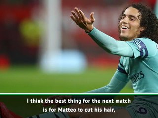 Emery tells Guendouzi to cut his hair after Fellaini incident