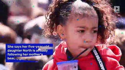 Kim Kardashian's Daughter Loves Her Make-up