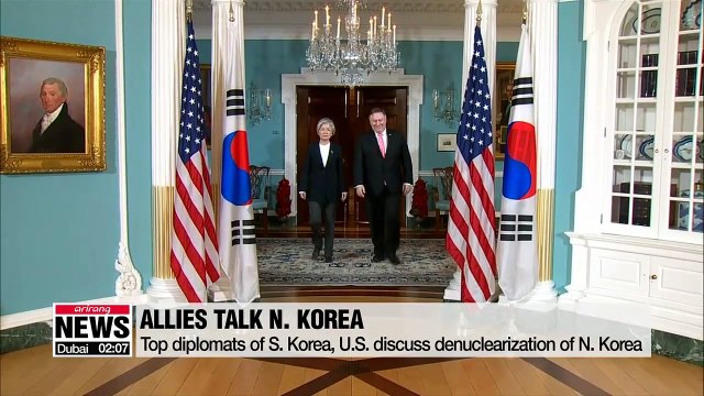 Top diplomats of S. Korea, U.S. discuss denuclearization of N. Korea