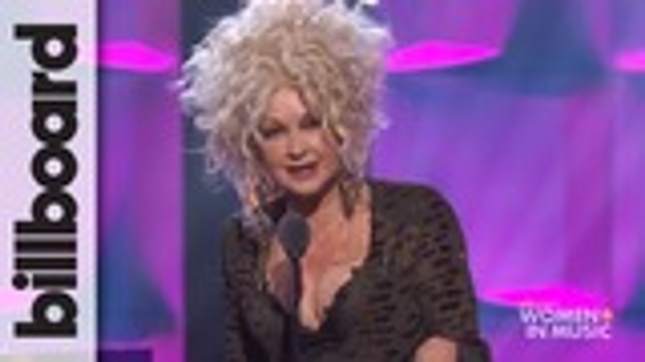 Cyndi Lauper Accepts Icon Award at WIM 2018 | Billboard