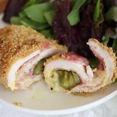 Pickle Ham and Swiss Chicken Roll Ups (Cuban Chicken)