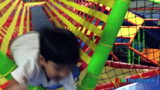 Indoor Playground for kids with Giant inflatable Slides