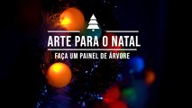 Faça um painel de árvore de natal