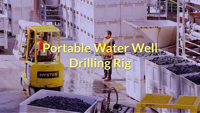 Portable Water Well Drilling Rig