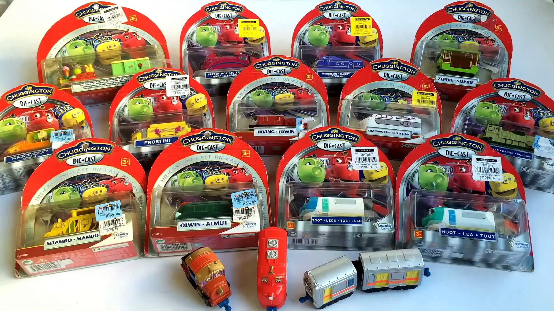 19 Chuggington Die Cast Stacktrack Wilson Koko Brewster Action Chugger  Frostini - Unboxing Review - video Dailymotion