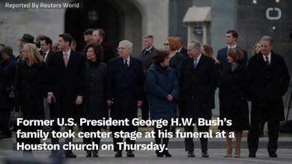 U.S. President George H.W. Bush Mourned In Family Service