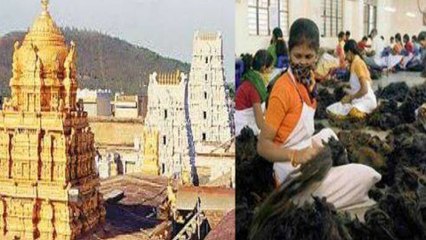 11,800 கிலோ தலைமுடி, திருப்பதி ஏழுமலையான் கோவிலில் ஏலம்- வீடியோ