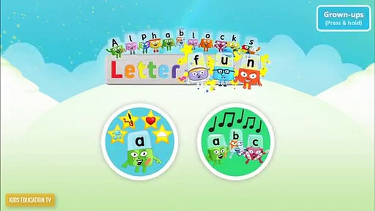 Learn to Read Phonics for Kids|The letter Alpha-blocks|Kids Educational|ABC Motion