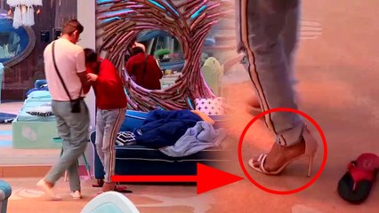 Bigg Boss 12: Deepak Thakur dances in High heels with Jasleen Matharu; Check Out | FilmiBeat