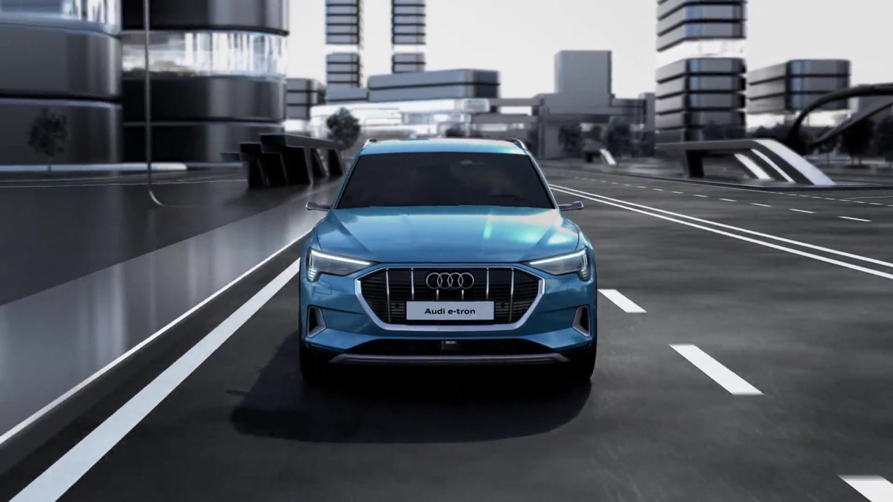 Das Rekuperationssystem des Audi e-tron Animation