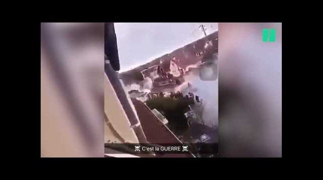 À Mantes-la-Jolie, les images de l'arrestations des lycéens