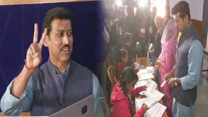 Rajasthan Elections : Rajyavardhan Rathore ने Vote के बाद Public से की ये अपील | वनइंडिया हिंदी