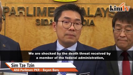 'We're not afraid!' - MPs unite after minister receives death threat