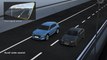 Virtual exterior mirrors of the Audi e-tron animation