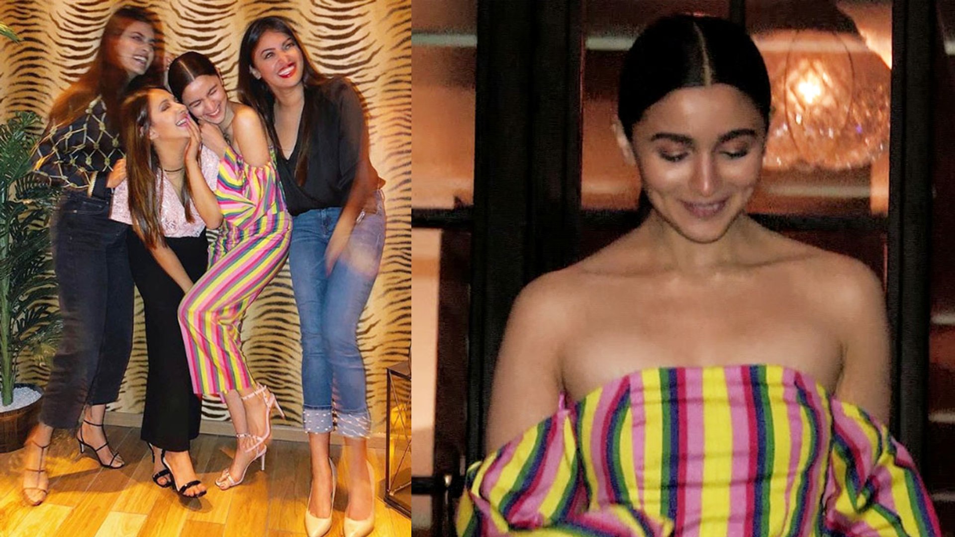 Alia Bhatt looks sassy in off shoulder jumpsuit at her Date Night; Watch  Video | Boldsky - video Dailymotion