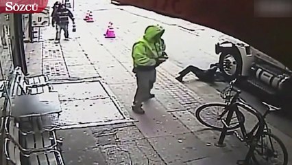 Sokak ortasında dehşet anları