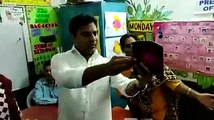 KTR, who voted in  polling station and taking selfie  - Telangana Elections 2018