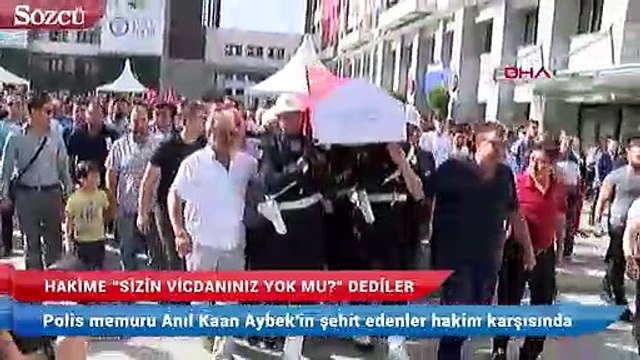 Polisi şehit ettiler, müebbet yediler Hakime “Sizin hiç vicdanınız yok mu” dediler