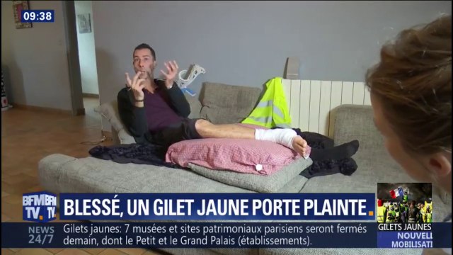 Blessé, un gilet jaune porte plainte