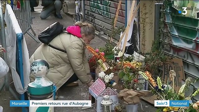 Marseille : premiers retours rue d’Aubagne