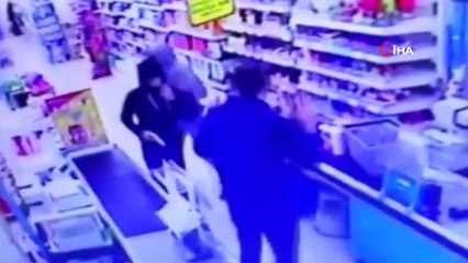 Soygun İçin Geldiler, Paniğe Kapılıp Kaçtılar...o Anlar Kamerada