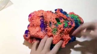 Relaxing Slime ASMR - How To Make Cotton Candy Slime Or Popcorn Slime