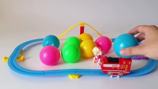 Learn Colors with Preschool Toy Train and Color Balls Shapes & Colors Collection for Children