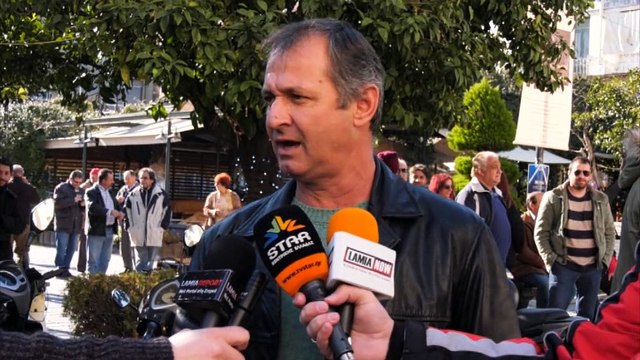 Για το γάλα και το δάκο, διαμαρτυρήθηκαν οι αγρότες στη Λαμία