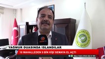 Konya'da mahalle sakinleri yağmur duasına çıktı