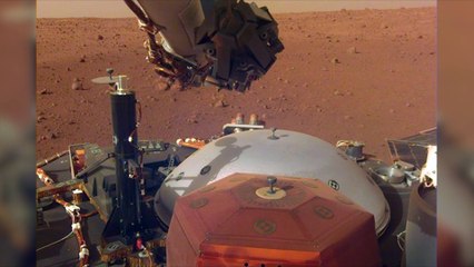 Descargar video: La sonda InSight ejercita su brazo robótico