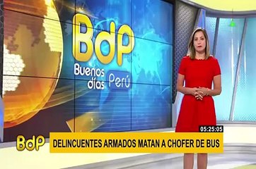 VES: delincuentes asesinan de un balazo a chofer de bus