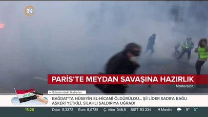 Paris'te meydan savaşına hazırlık