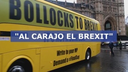 "Bollocks to Brexit" llega al Parlamento británico