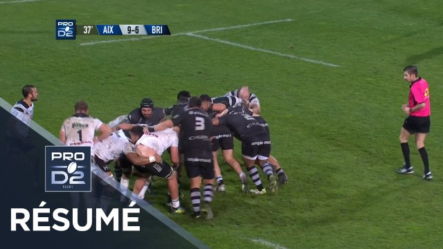 PRO D2 - Résumé Provence Rugby-Brive: 22-20 - J14 - Saison 2018/2019