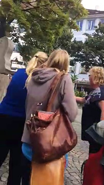 AfD zeigt, Ravensburg 28.09.2018 Syrer, muslimischer islamischer Messerstecher Teil 2