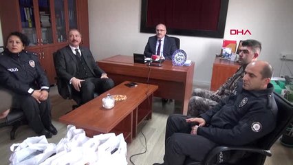 Tokat Okulda Görevli Polis Memurundan Örnek Davranış