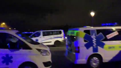 Paris : manifestation surprise des ambulanciers devant l’Assemblée nationale