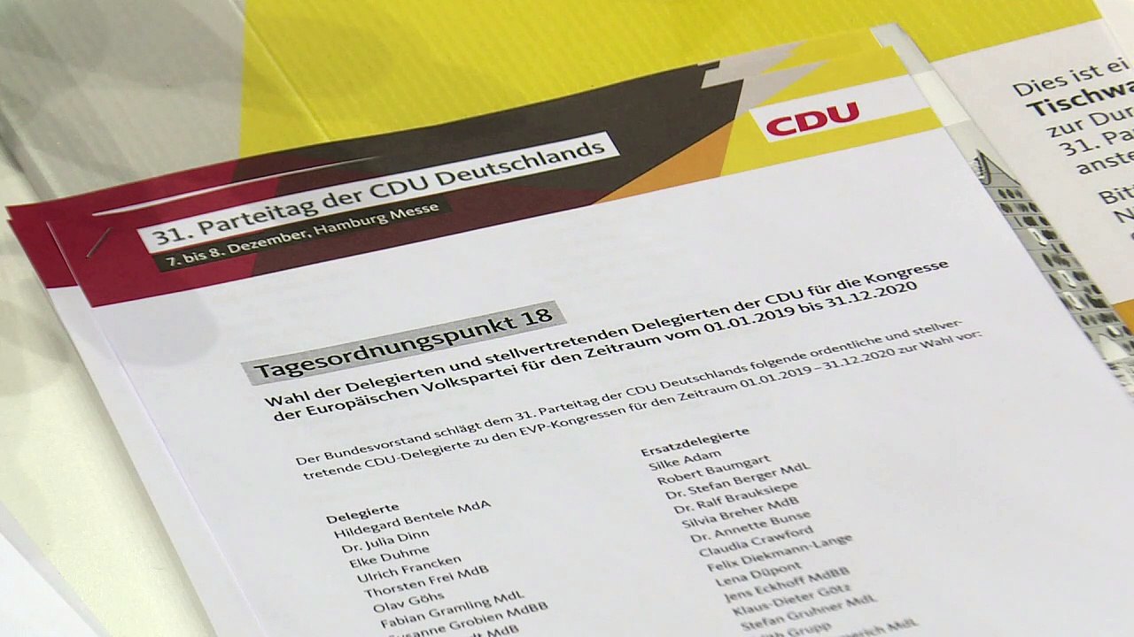 "Es war mir eine Ehre": Merkel nimmt Abschied vom CDU-Vorsitz