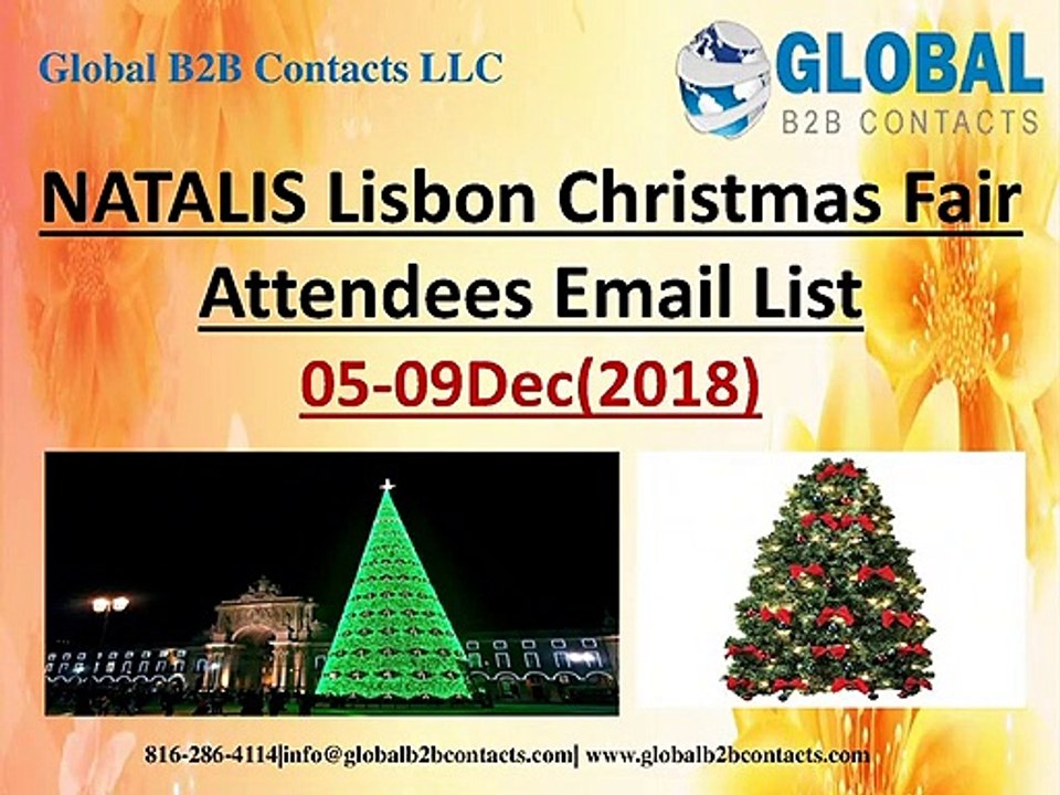 NATALIS Lisbon Christmas Fair Attendees Email List