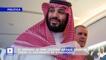 El Senado se une contra Arabia Saudita sobre el asesinato de Khashoggi
