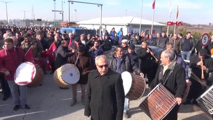 Edirne Yeniden Aday Gösterilen Başkan Gürkan'a Meşaleli Karşılama