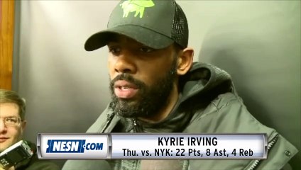 Kyrie Irving On Celtics Win vs. Knicks, C's 2nd Unit Beginning To Jell